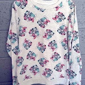 Disney Mickey and Minnie Christmas long sleeve top.